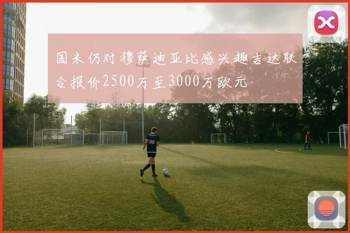 国米仍对穆萨迪亚比感兴趣吉达联合报价2500万至3000万欧元